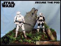 Secure the Pod (Star Wars) Custom Diorama / Playset