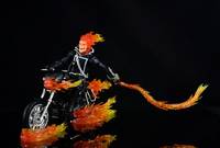 Ghost Rider with Custom Bike and Chain (Marvel Legends) Custom Vehicle