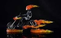 Ghost Rider with Custom Bike and Chain (Marvel Legends) Custom Vehicle
