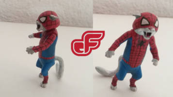 Spider-Cat (Spider-Man) Custom Action Figure