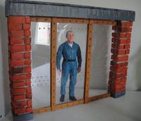Hannibal Lecter in cell (Hannibal) Custom Diorama / Playset