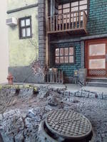 Old neighborhood (Marvel Legends) Custom Diorama / Playset