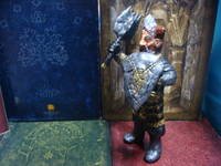 Dwarf Warrior w/Mace (Figurine) (Hobbit) Custom Miniature / Figurine [Dwarf w/mace]