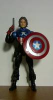 Bucky Barnes Captain America (Unmasked) (Marvel Legends) Custom Action Figure