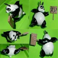 Genma Saotome (Panda Form) (Anime) Custom Miniature / Figurine