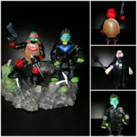 Nightwing Red Hood Robin (Batman/TMNT) (Teenage Mutant Ninja Turtles) Custom Action Figure