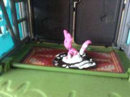 TMNT Ice Cream Kitty (Teenage Mutant Ninja Turtles) Custom Miniature / Figurine