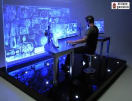 1/6 Scale tony Stark Computer Hologram Table Diorama (Iron Man) Custom Diorama / Playset