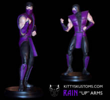 Rain (Mortal Kombat) Custom Statue / Bust [Kitty's Kustoms Mortal Kombat Rain]