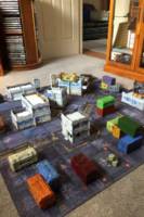 Cyberpunk wharehouse (Warhammer) Custom Diorama / Playset