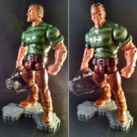 Marvel legends spiderman infinite series baf sandman (Marvel Legends) Custom Action Figure