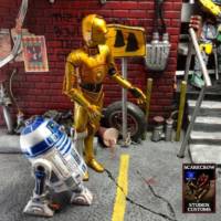 C-3po & R2-d2 (Star Wars) Custom Action Figure