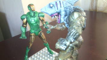 Iron Lantern and Great White (Amalgam) Custom Action Figure
