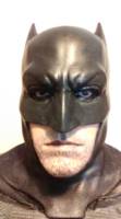 Custom 31" inch Batman V Superman Dawn of Justice Figure Jakks Pacific 1/2 Scale (Batman - Movie Style) Custom Action Figure [Face close-up]