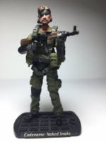 MGS: Snake Eater, Naked Snake 3.75 scale (Metal Gear Solid) Custom Action Figure [Later known as Big Boss]