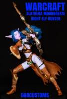 ALATHENA MOONBREEZE Night Elf Hunter 6" 1:12th scale (Warcraft) Custom Action Figure [Custom WOW WORLD OF WARCRAFT ALATHENA MOONBREEZE NIGHT ELF HUNTER marvel Legends style 6" 1:12th Scale]