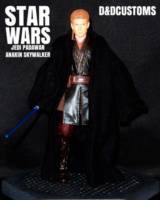 STAR WARS Padawan Anakin Skywalker 6" (Star Wars Clone Wars) Custom Action Figure [CUSTOM STAR WARS BLACK SERIES 6]