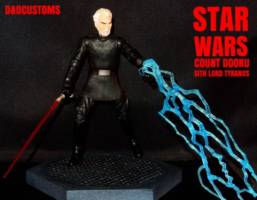 STAR WARS Count Dooku 2.0  6" (Star Wars Clone Wars) Custom Action Figure [CUSTOM STAR WARS BLACK SERIES 6" 1:12TH SCALE COUNT DOOKU SITH LORD TYRANUS]