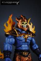 FIRE ARMOR SKELETOR  evil lord of fire and destruction!!! (Masters of the Universe) Custom Action Figure