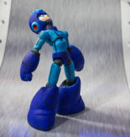 Custom Mega Man Figure Grumpie (Megaman) Custom Action Figure [Articulating ab crunch]