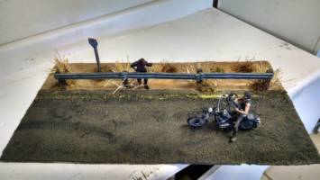 The Walking Dead Interstate Road (Horror) Custom Diorama / Playset