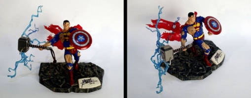 SUPERMAN  JLA vs AVENGERS (Superman) Custom Action Figure