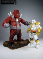 RED BEAST evil userper of the beast men (Masters of the Universe) Custom Action Figure