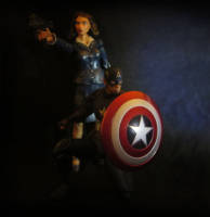 Peggy Carter (Comic Version) (Marvel) Custom Action Figure