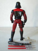 Darth Deadpool (Star Wars) Custom Action Figure [Back View]