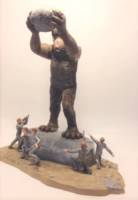 Polar Lights 1966 Reissue Lost in Space (Creatures) Custom Diorama / Playset