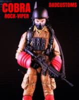COBRA ROCK-VIPER 6" 1:12th Scale (G.I. Joe) Custom Action Figure