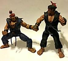 Evil Ryu (Street Fighter) Custom Action Figure