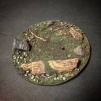 Custom solid resin single figure display bases (Friday the 13th) Custom Diorama / Playset