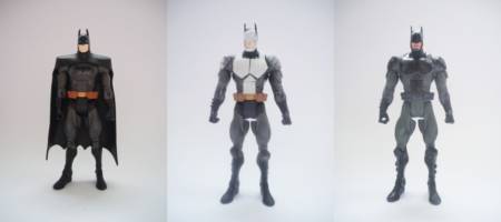 Savage Time Batman (Justice League) Custom Action Figure [Savage Time Batman custom action figure before and after]