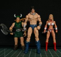 Golden Axe Trio (Dungeons and Dragons) Custom Action Figure