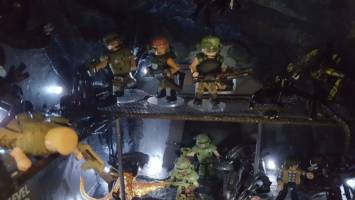 ALIENS Minimates LV426 diorama (Minimates) Custom Diorama / Playset [Let's Rock!]