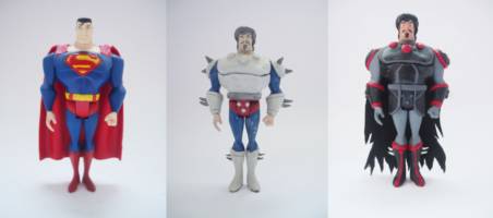 Lord Hades (Justice League Unlimited) Custom Action Figure [Hades JLU custom action figure before and after]