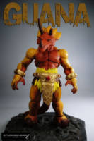 GUANA evil dragosaur mercenary (Masters of the Universe) Custom Action Figure