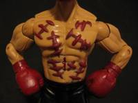 StrongBad-Severe Knife Fight Damage Variant (Wrestling) Custom Action Figure