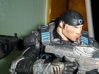 Marcus Fenix and The Cole Train (Gears Of War) Custom Action Figure