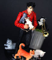 Robert Smith - The Cure Lovecats (Rock Stars) Custom Action Figure