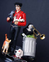 Robert Smith - The Cure Lovecats (Rock Stars) Custom Action Figure