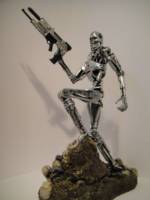 T-800 Endoskeleton On Base (Terminator) Custom Action Figure