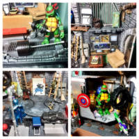 Turtle Lair (Teenage Mutant Ninja Turtles) Custom Diorama / Playset [Various Spaces]
