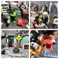 Turtle Lair (Teenage Mutant Ninja Turtles) Custom Diorama / Playset [Various Spaces]