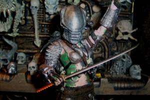 Zaf'el the Hybrid Huntress (Predator) Custom Action Figure