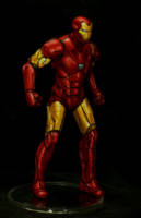 Iron Man (Comic Style) (Marvel Civil War) Custom Action Figure [Fight]