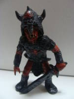 Grishnákh No.II (Lord of the Rings) Custom Miniature / Figurine [Front view,helmet on]
