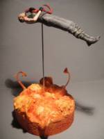 Ripley Alien 3 end scene (Aliens) Custom Diorama / Playset