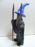 Grey Wizard No.II (Figurine) (Lord of the Rings) Custom Miniature / Figurine [Left profile]